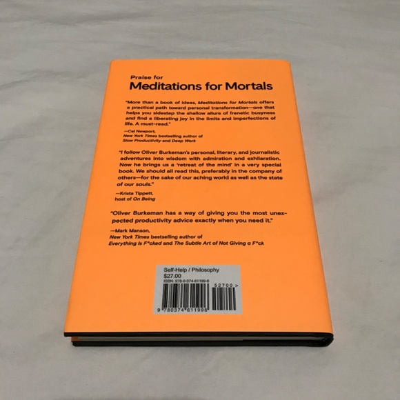 Meditations for Mortals Four Weeks to Embrace Your Limitations Hardcover Book - Picture 2 of 7